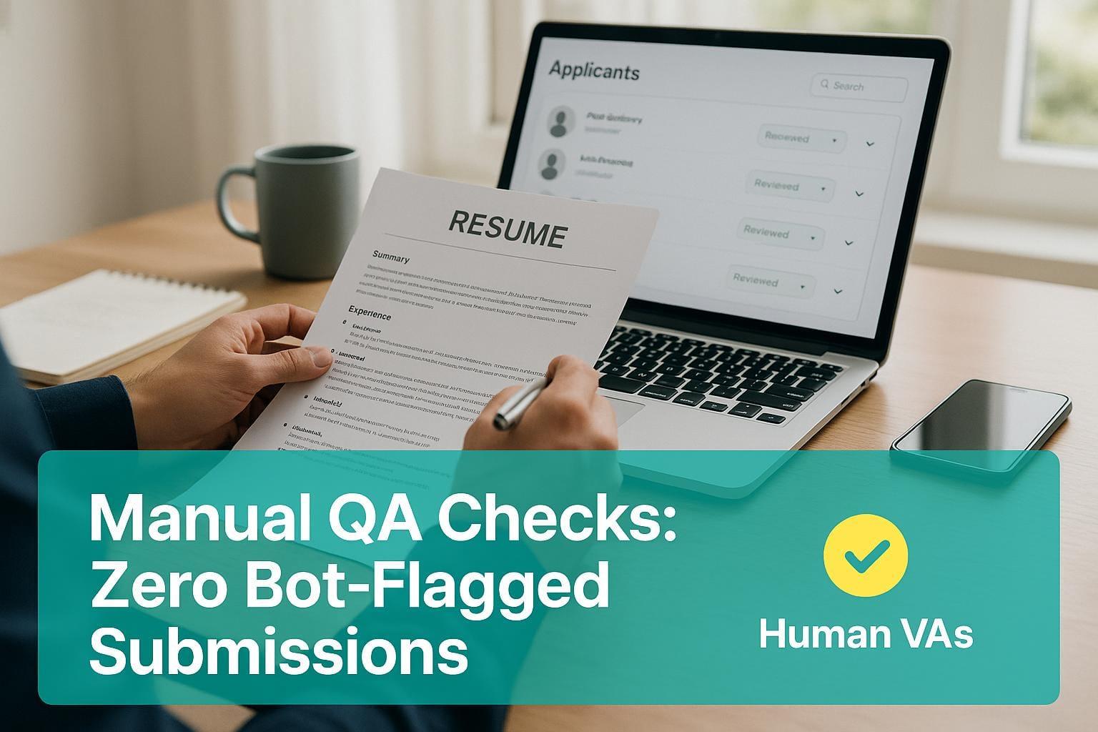 Preview for Manual QA Checks: Zero Bot-Flagged Submissions