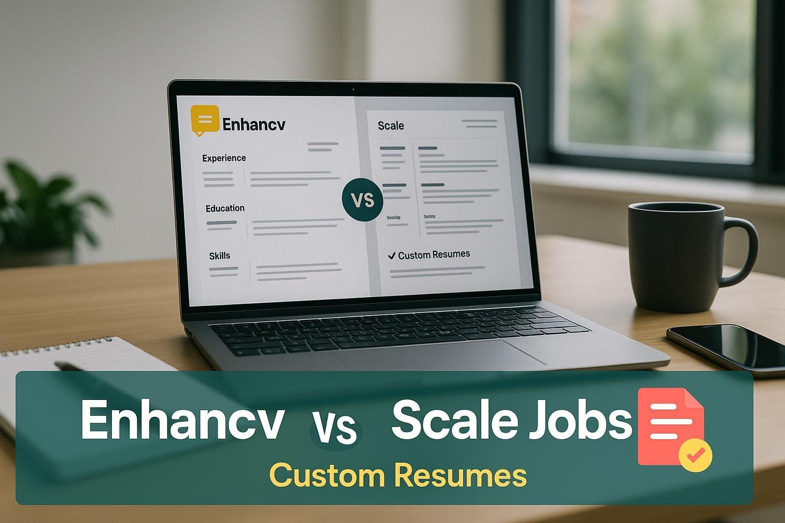 Preview for Is Enhancv Worth It? Scale Jobs Resume Builder Comparison