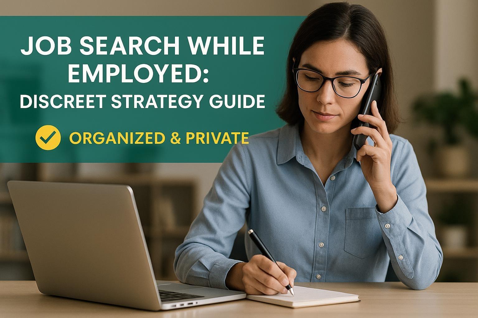 Preview for Job Search While Employed: Scale Jobs Discrete Strategy Guide