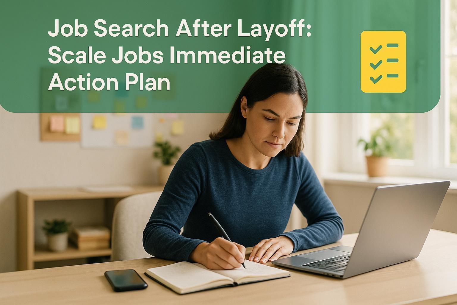 Preview for Job Search After Layoff: Scale Jobs Immediate Action Plan