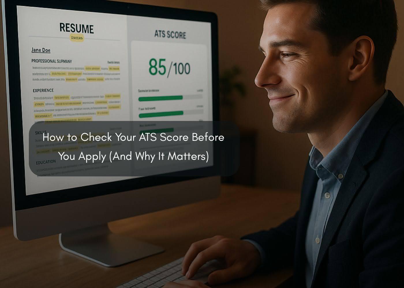 Preview for How to Check Your ATS Score Before You Apply (And Why It Matters)