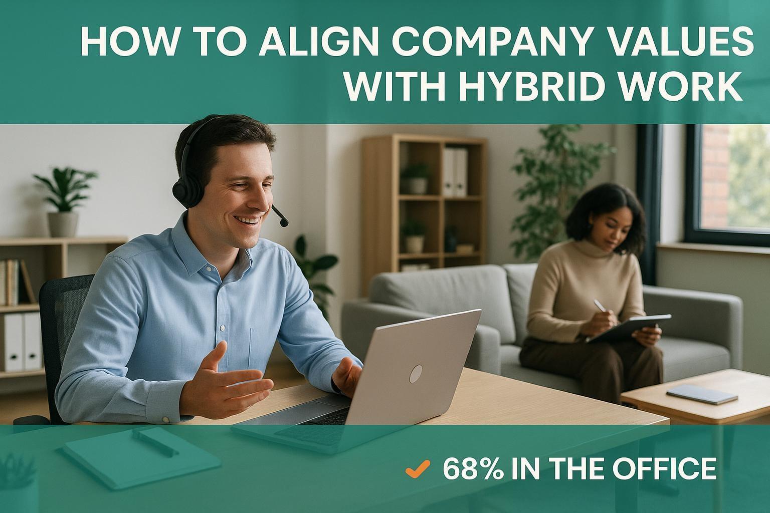 Preview for How to Align Company Values with Hybrid Work