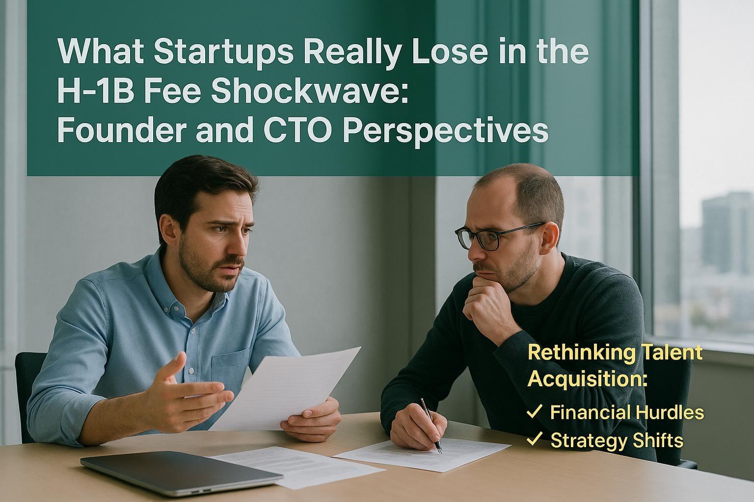 Preview for What Startups Really Lose in the H-1B Fee Shockwave: Founder and CTO Perspectives