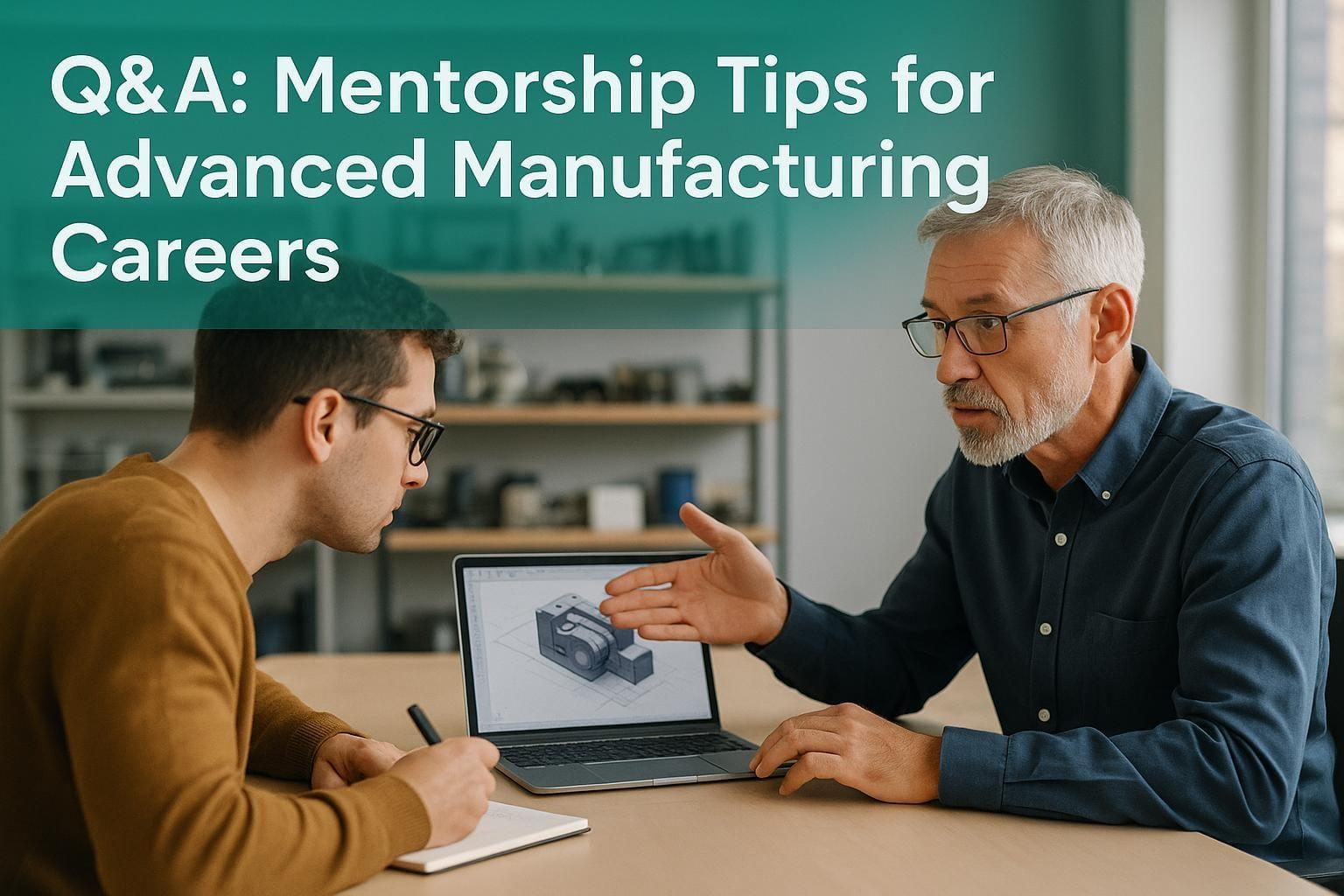 Preview for Q&A: Mentorship Tips for Advanced Manufacturing Careers