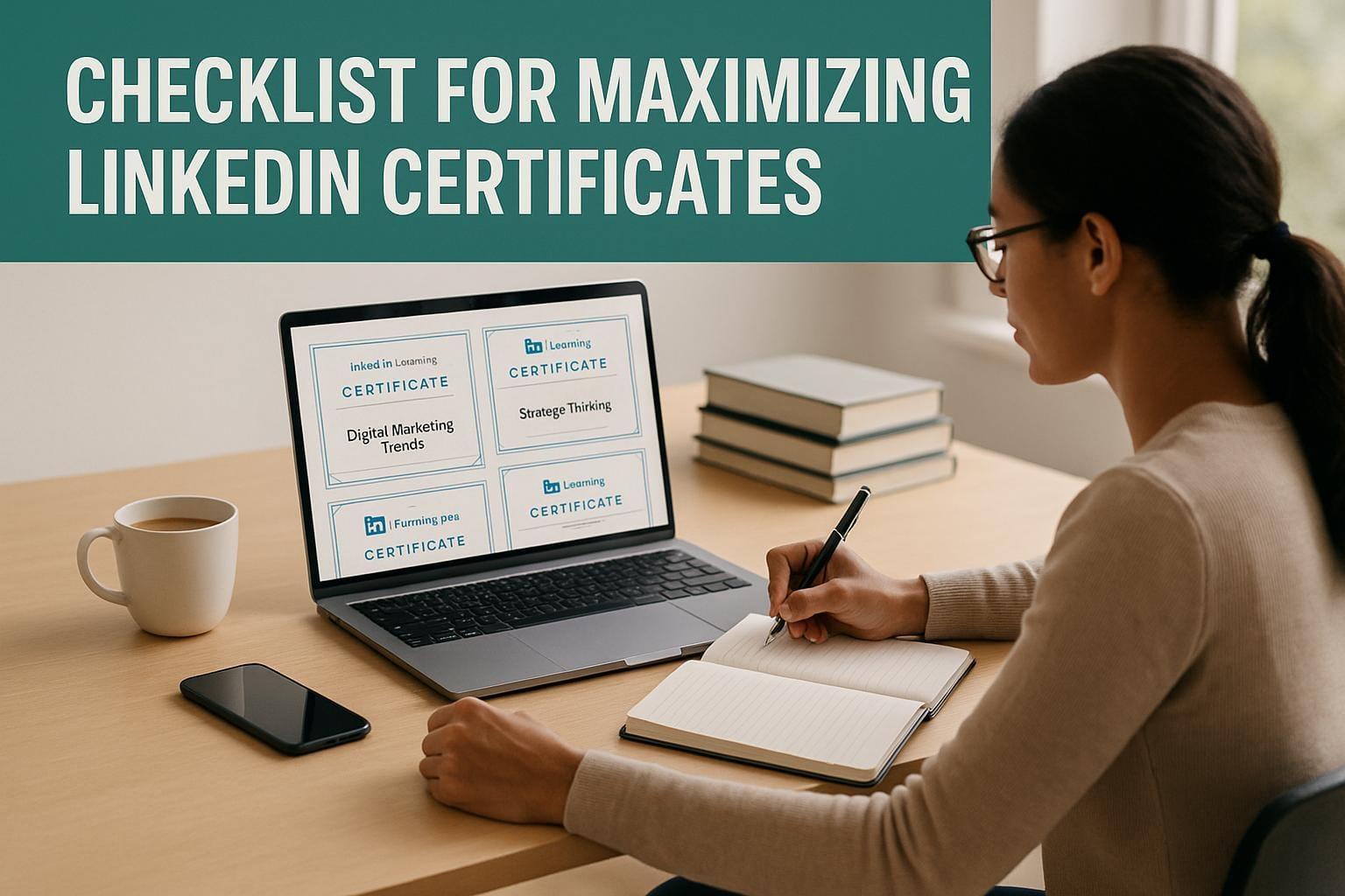 Preview for Checklist for Maximizing LinkedIn Certificates