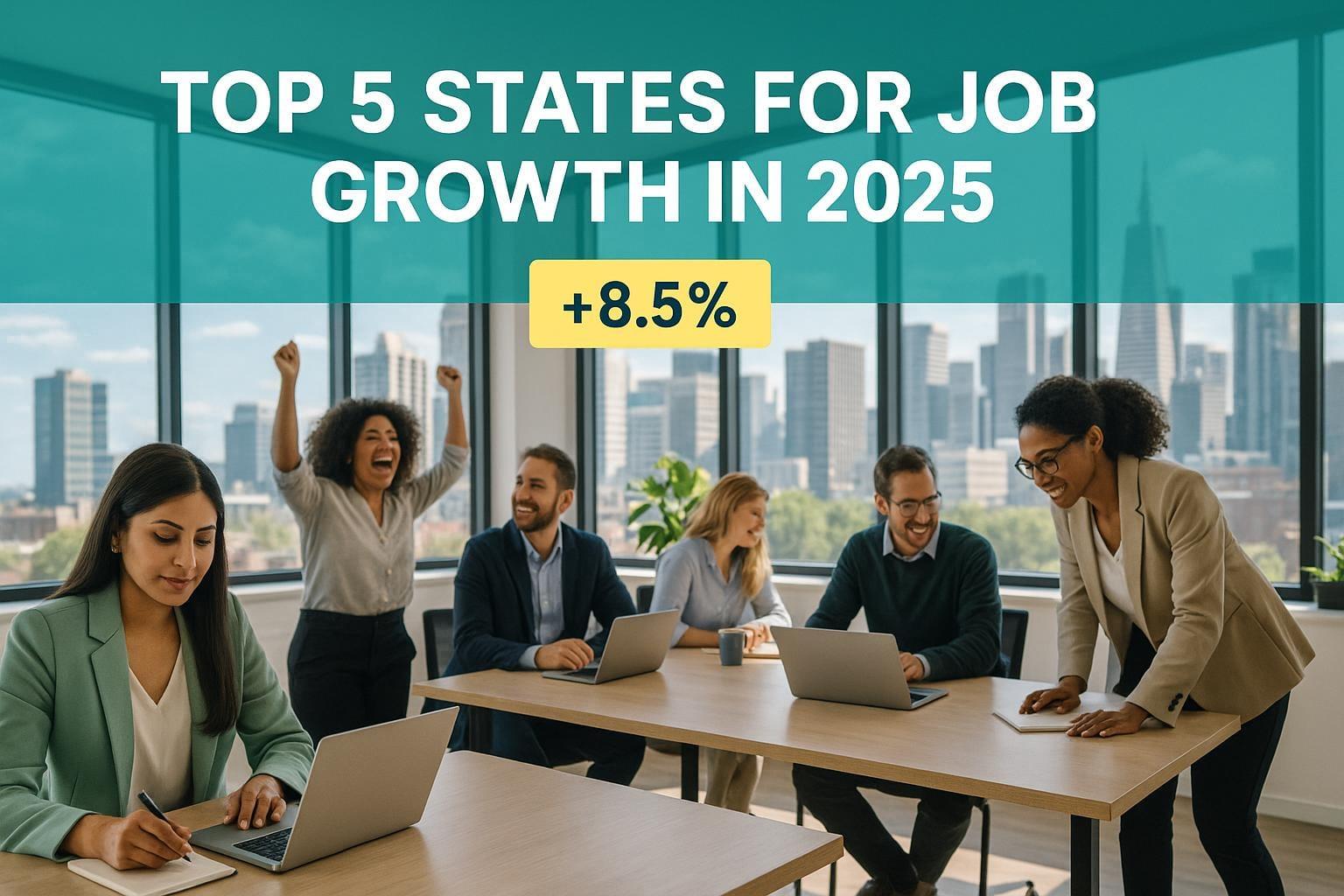 Preview for Top 5 States for Job Growth in 2025