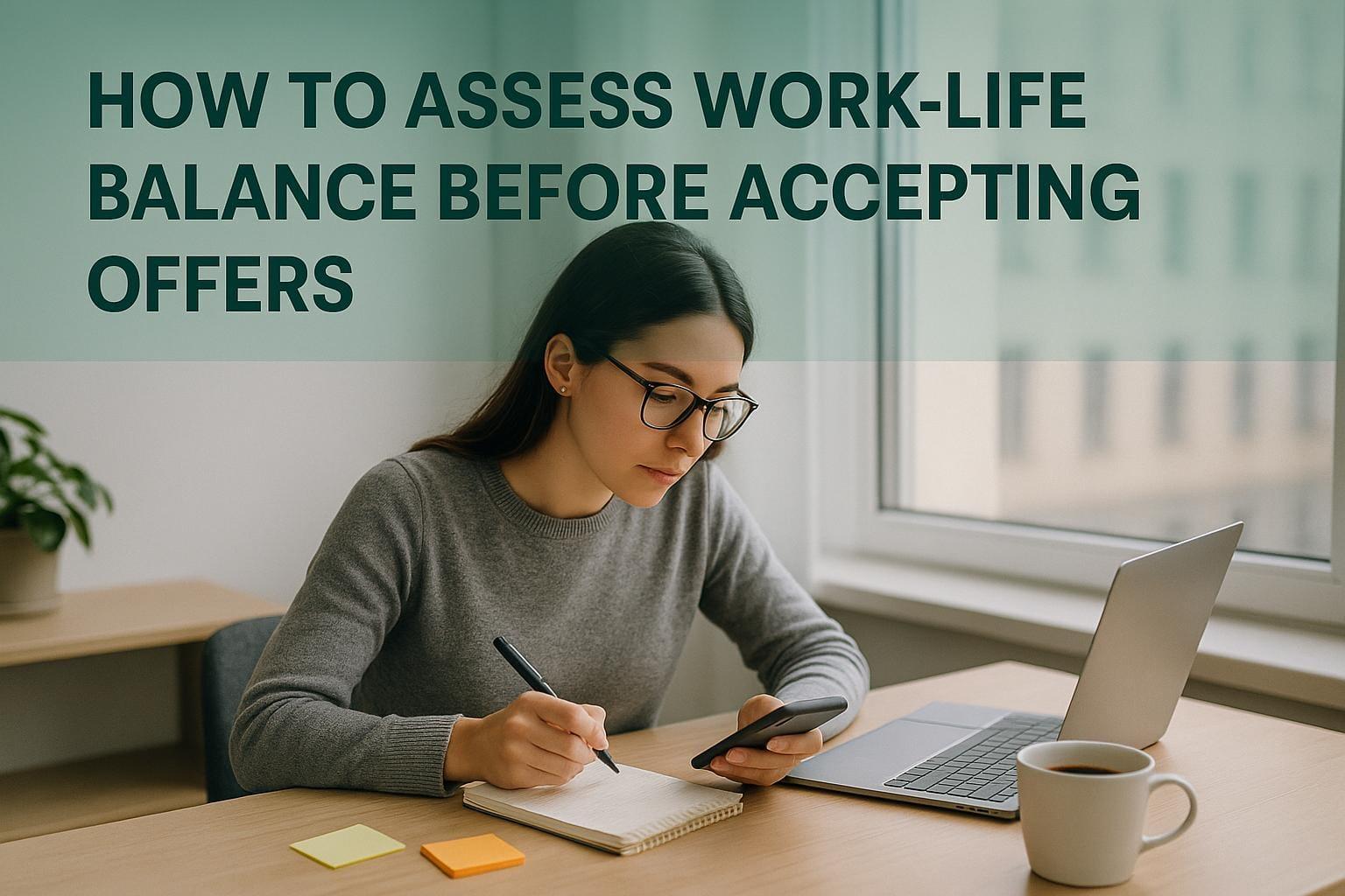 Preview for How To Assess Work-Life Balance Before Accepting Offers