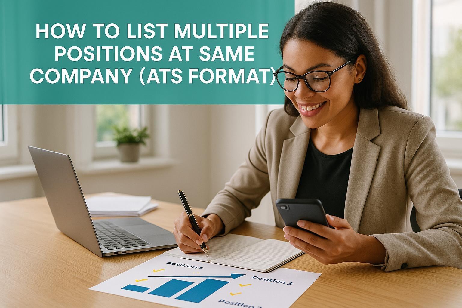 Preview for How to List Multiple Positions at Same Company (ATS Format)