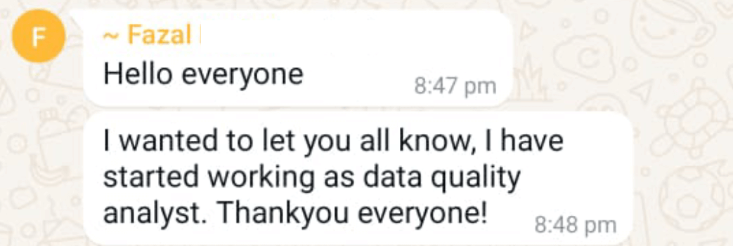 WhatsApp testimonial 27