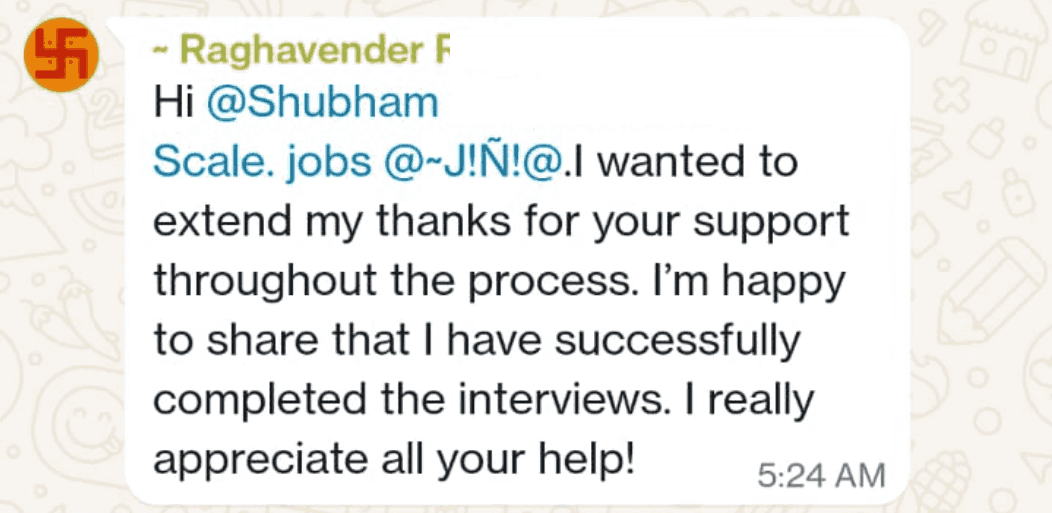 WhatsApp testimonial 28