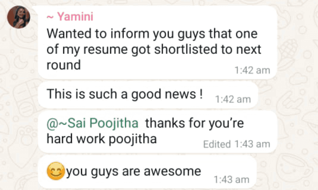 WhatsApp testimonial 29