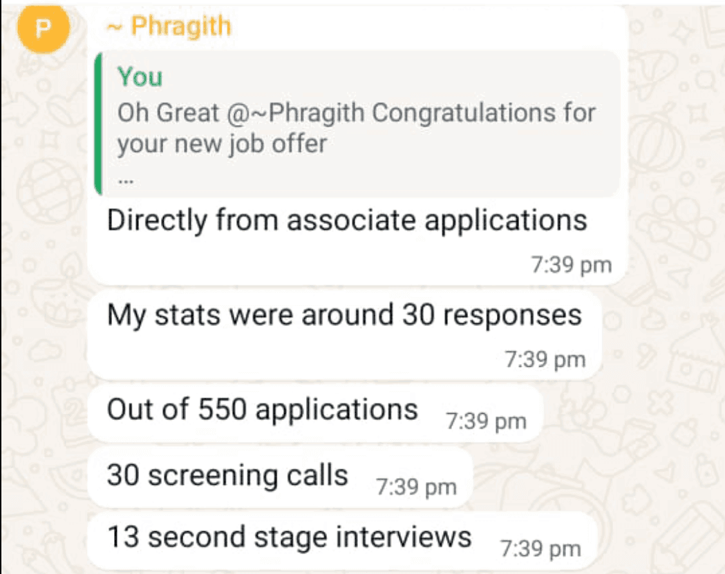 WhatsApp testimonial 19
