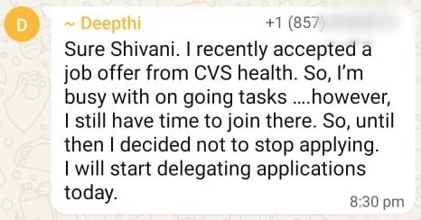 WhatsApp testimonial 6